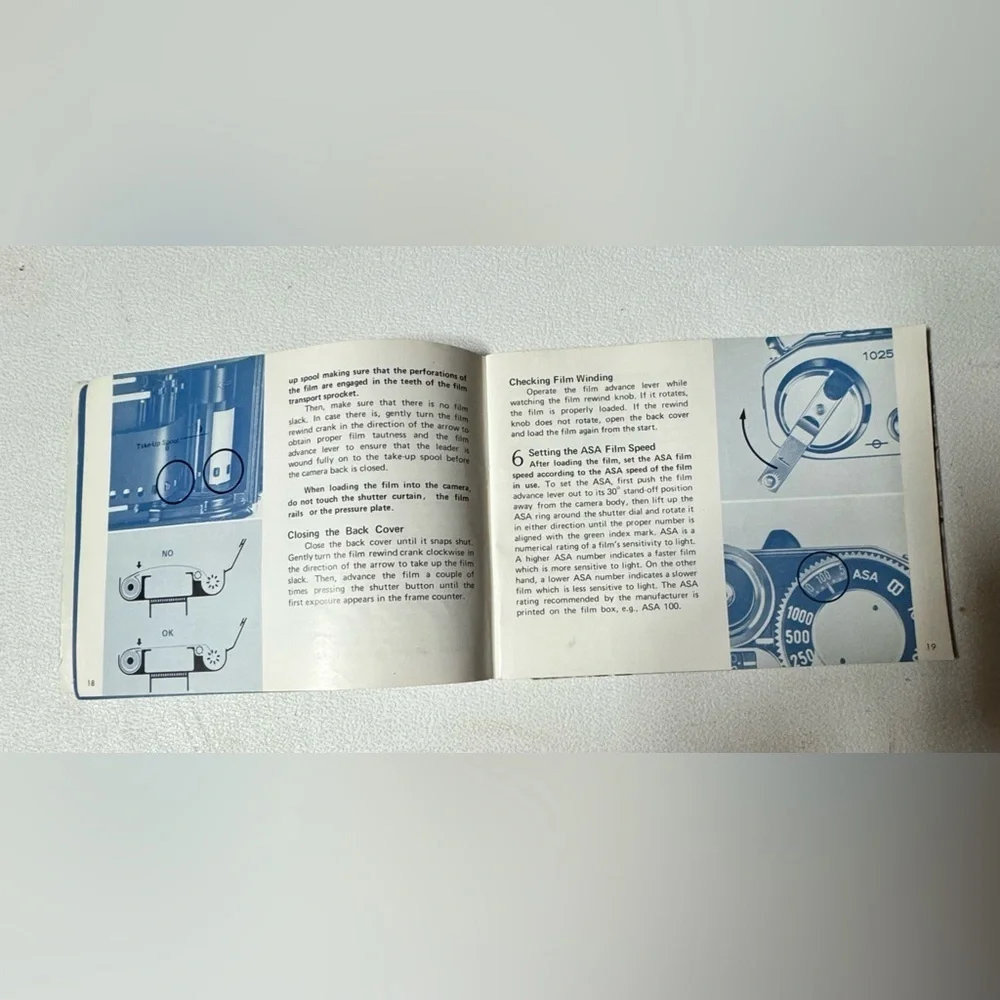 Canon AE-1 - Camera Instruction Book Manual